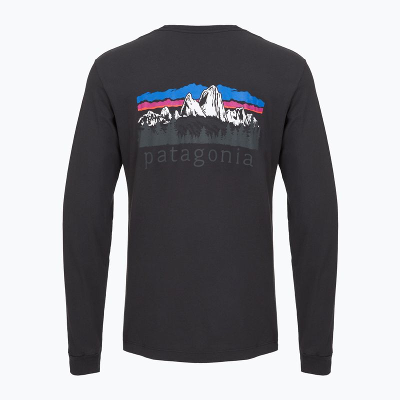 Longsleeve Herren Patagonia Fitz Roy Foothills LS ink black 2