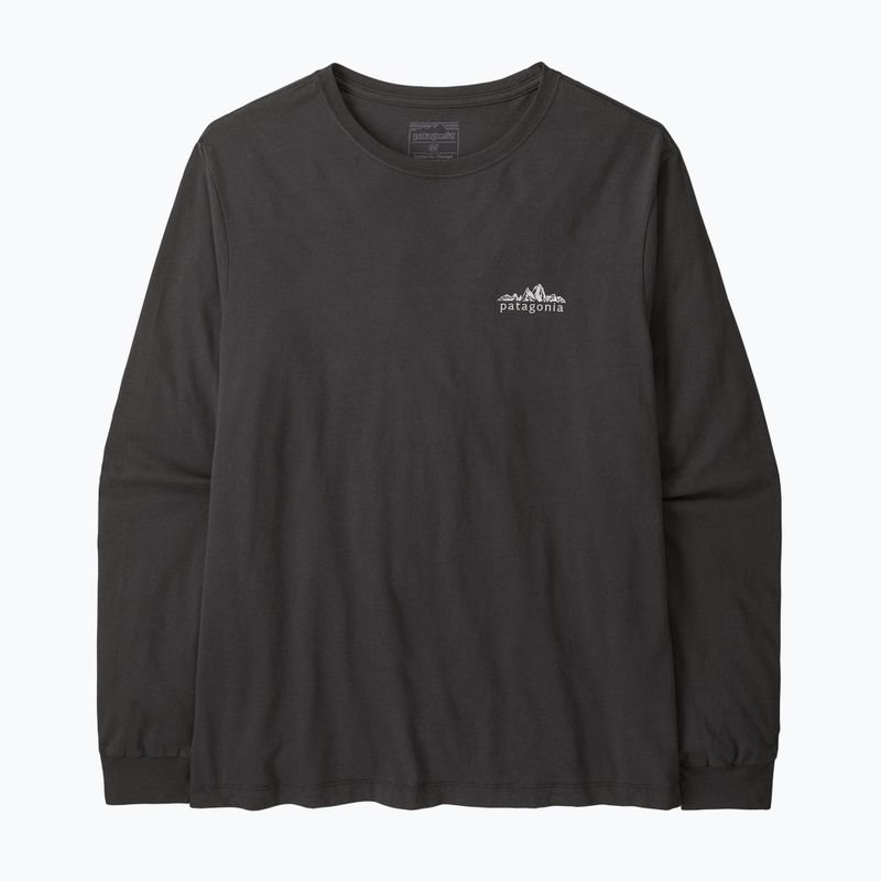 Longsleeve Herren Patagonia Fitz Roy Foothills LS ink black