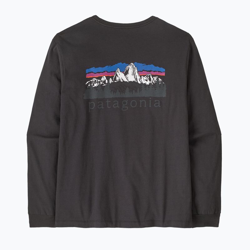 Longsleeve Herren Patagonia Fitz Roy Foothills LS ink black 2