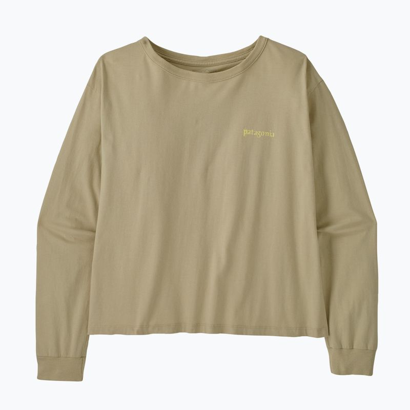 Damen-Longsleeve Patagonia Hut Tripper Easy Cut weathered stone 2