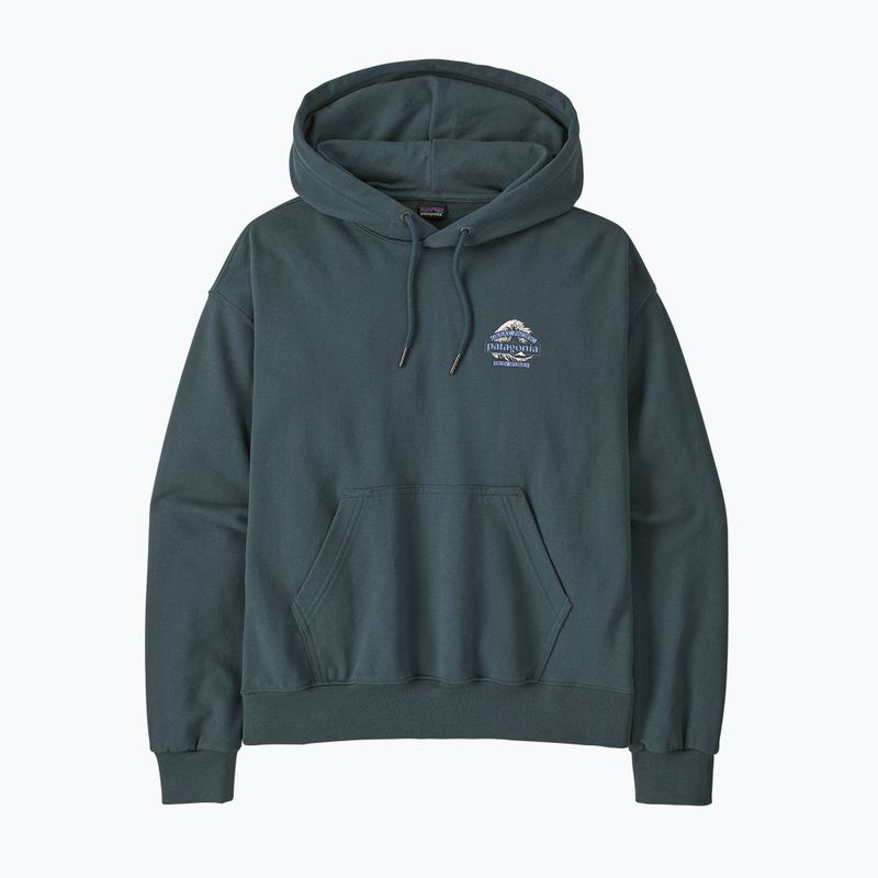 Damen-Trekkingsweatshirt Patagonia Great Waves Daily Hoody summit blue