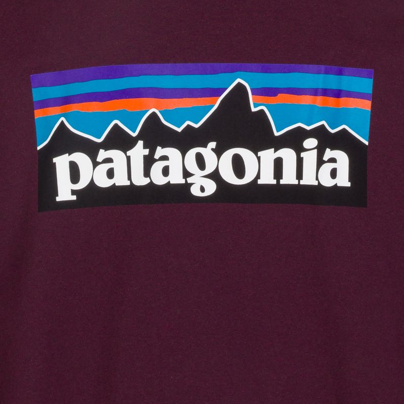 Longsleeve Herren Patagonia P-6 Logo Responsibili berry fig 4