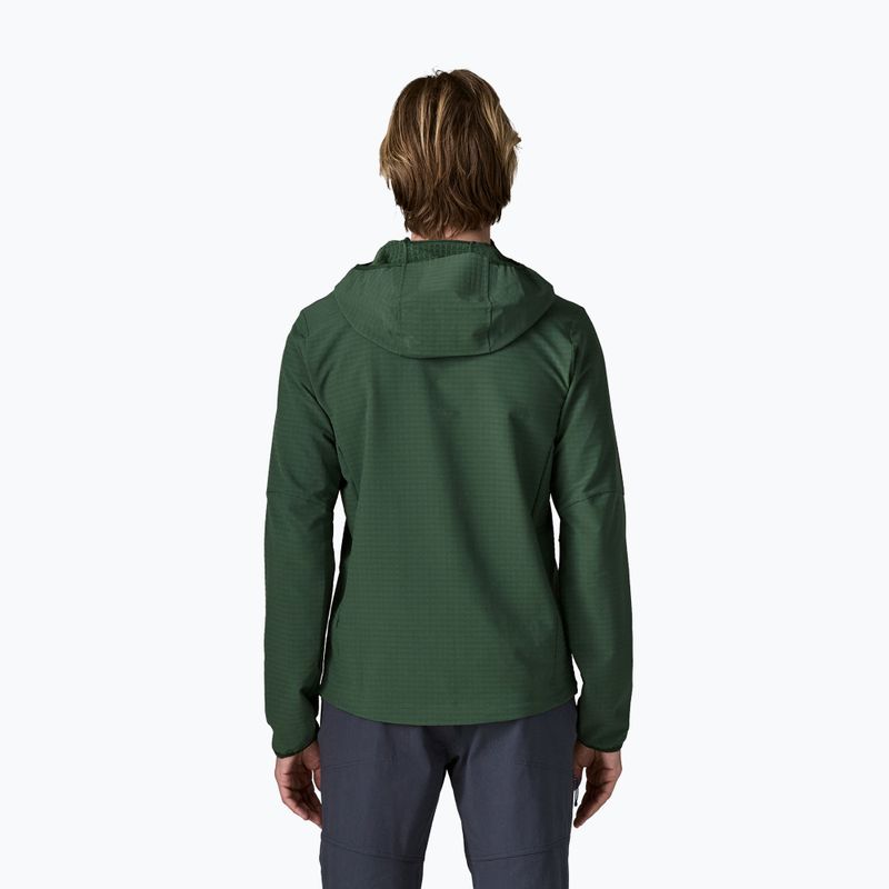 Softshell-Jacke für Herren Patagonia R1 TechFace Hoody canopy green 2