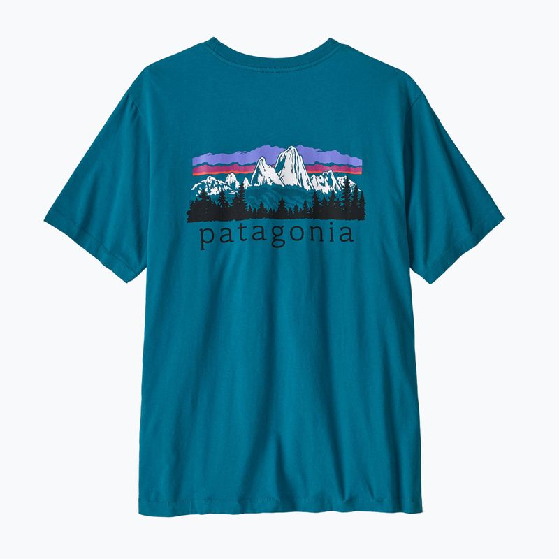Herren-Shirt Patagonia Fitz Roy Foothills glacial blue 2