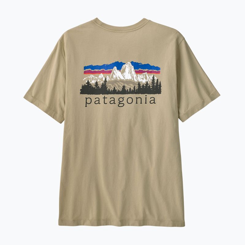 Herren-Shirt Patagonia Fitz Roy Foothills weathered stone 2