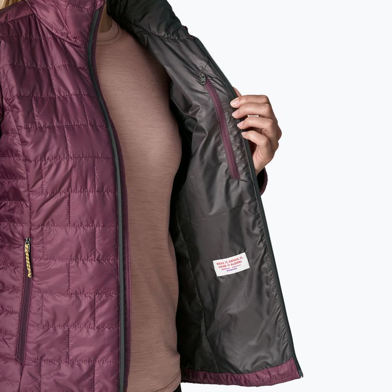 Gefütterte Damenjacke Patagonia Nano Puff berry fig 7