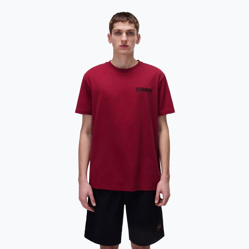 Shirt Herren Napapijri S-Vignonil Back tibetan red R1E