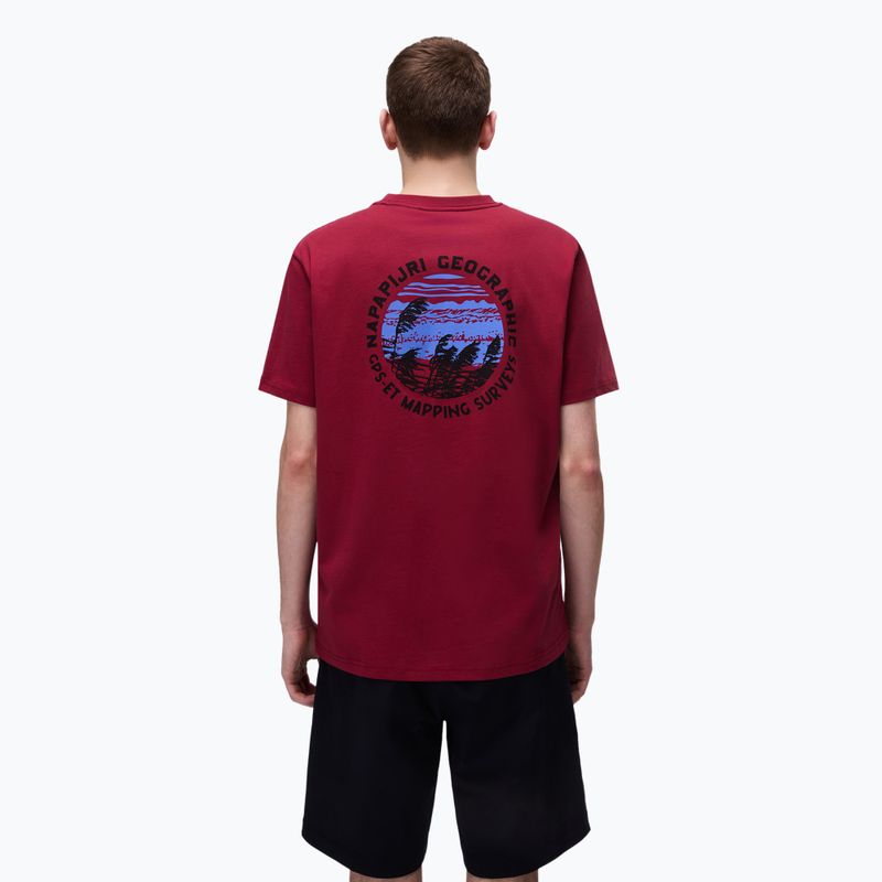 Shirt Herren Napapijri S-Vignonil Back tibetan red R1E 2