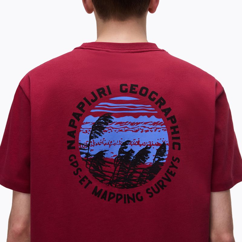 Shirt Herren Napapijri S-Vignonil Back tibetan red R1E 4