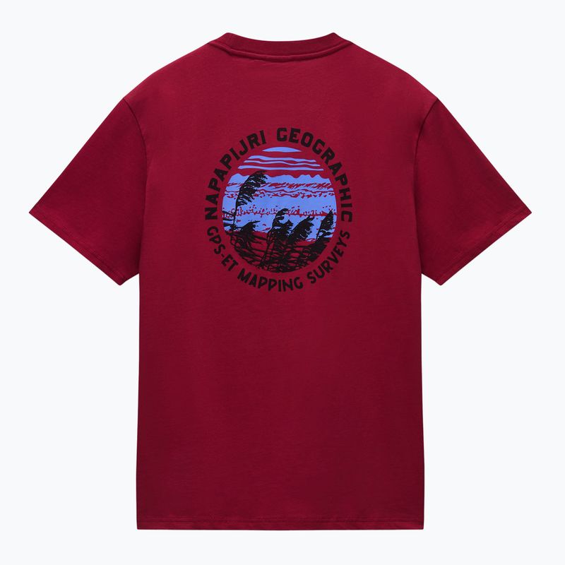 Shirt Herren Napapijri S-Vignonil Back tibetan red R1E 6