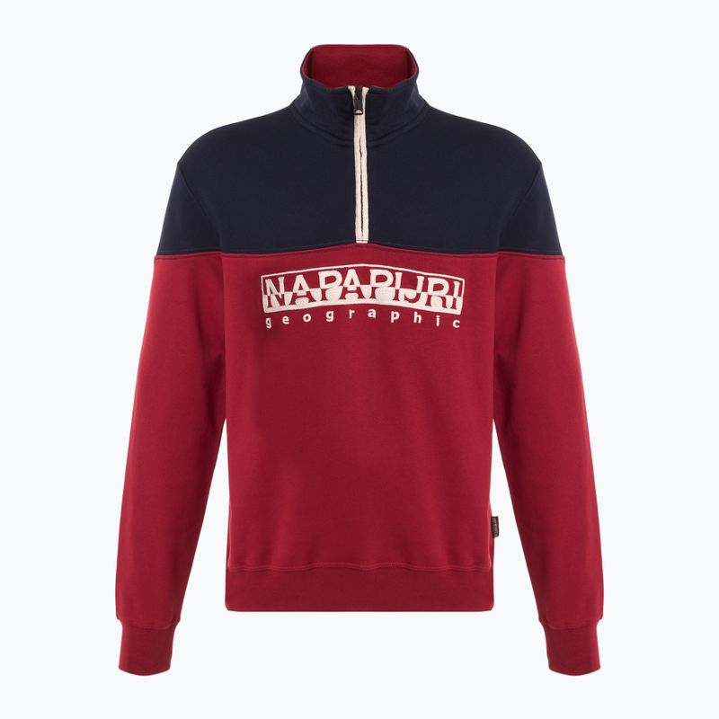Hoodie Sweatshirt Herren Napapijri B-Saturnia HZ tibetan red R1E