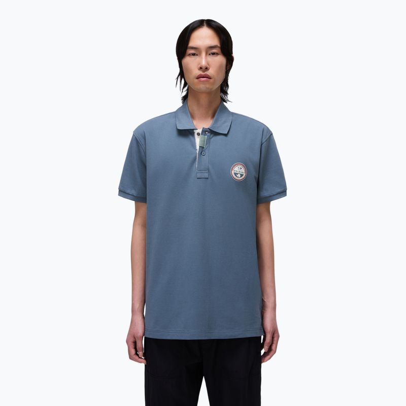 Polohemd Herren Napapijri E-Clanis stormy weat G1Y