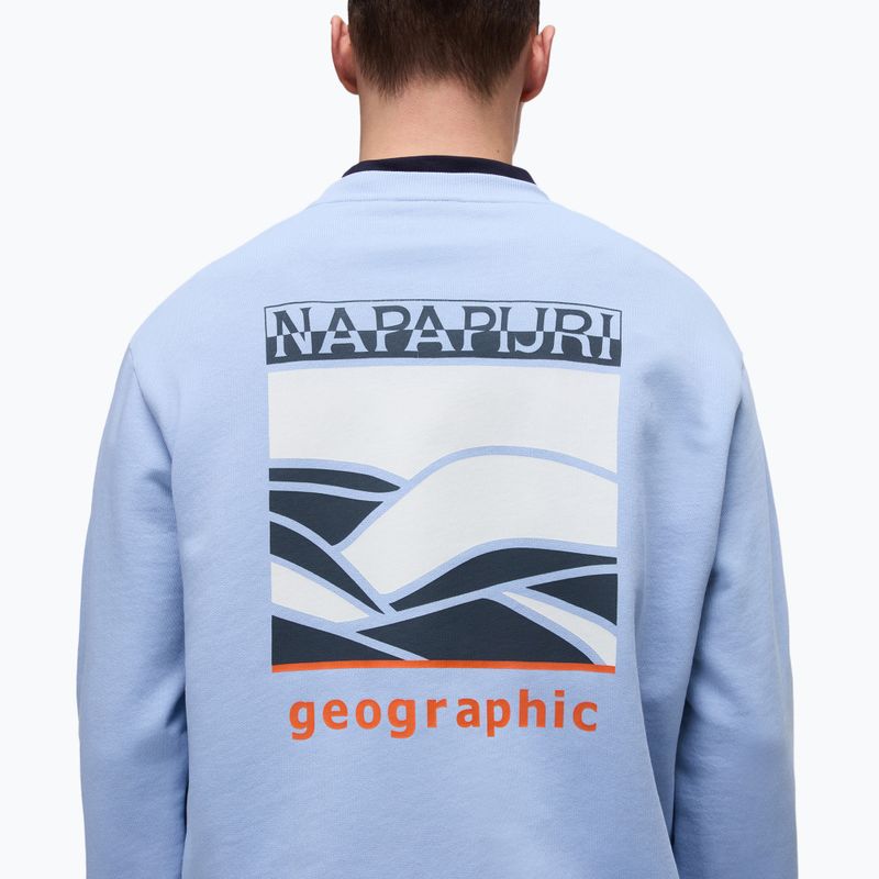 Hoodie Sweatshirt Herren Napapijri B-Sovana C soft chambr I83 4