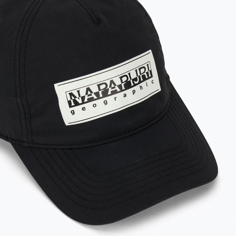 Cap Schirmmütze Herren Napapijri F-Box Logo black 041 3