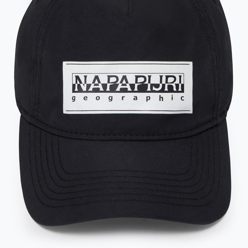 Herren Napapijri F-Box Logo Kappe schwarz 041 5