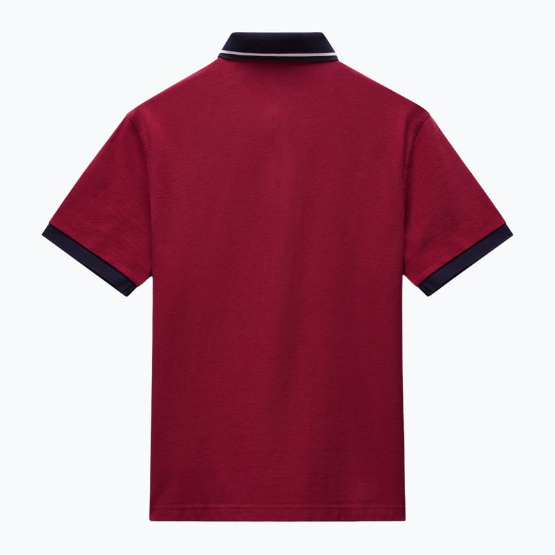 Herren-Polohemd Napapijri E-Zeri tibetanisch rot r1e 2