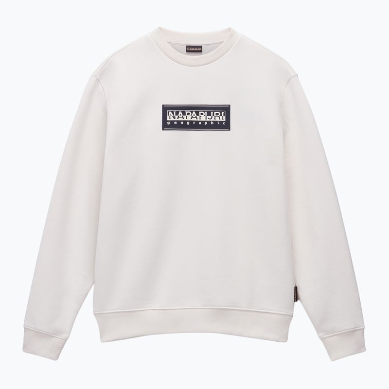 Herren Napapijri B-Box Logo C weiß flüstern Sweatshirt 4