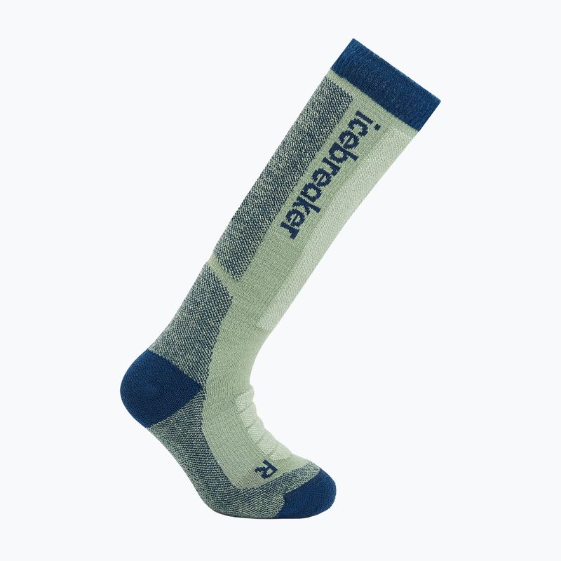 Kinderstrümpfe icebreaker Merino Blend Ski+ Medium OTC seaglass/atlantis/snow