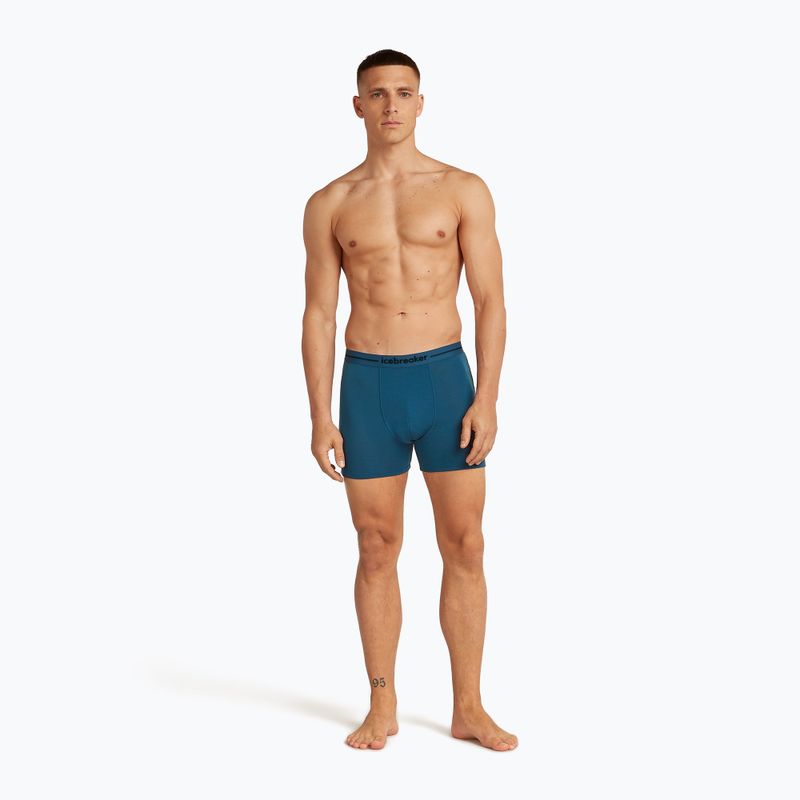 Thermo-Boxershorts für Männer icebreaker Anatomica atlantis 3