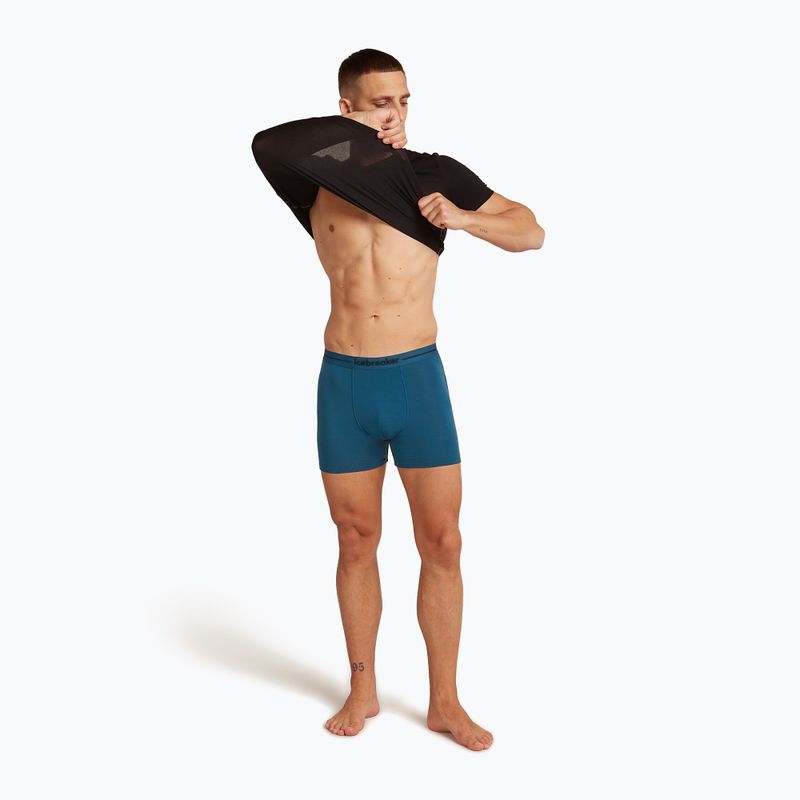 Thermo-Boxershorts für Männer icebreaker Anatomica atlantis 6