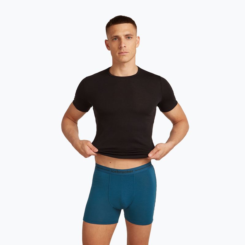 Thermo-Boxershorts für Männer icebreaker Anatomica atlantis 7
