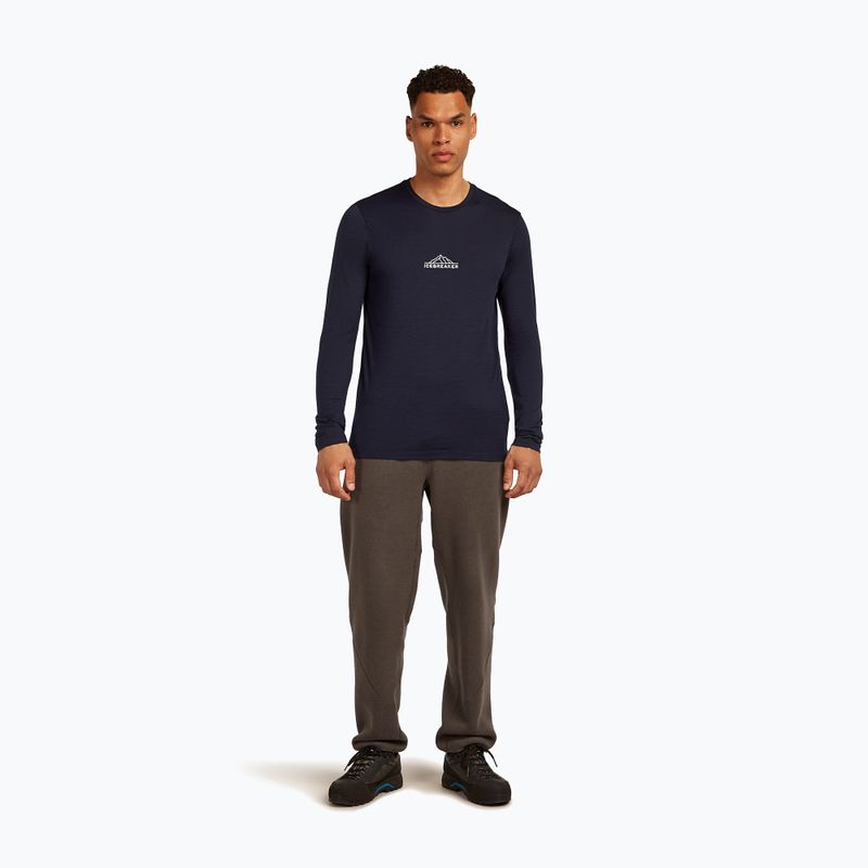 Langarmshirt Herren icebreaker Merino 150 Tech Lite Road To Cook midnight navy 2