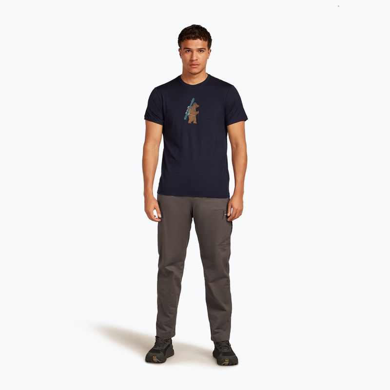 Herren-T-Shirt icebreaker Merino 150 Tech Lite Bear Tour midnight navy 2