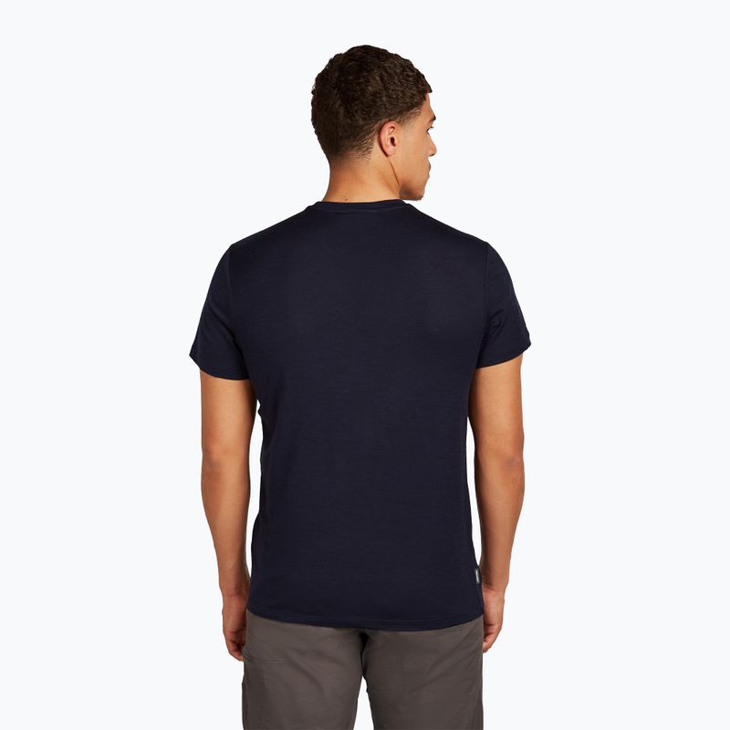 Herren-T-Shirt icebreaker Merino 150 Tech Lite Bear Tour midnight navy 3