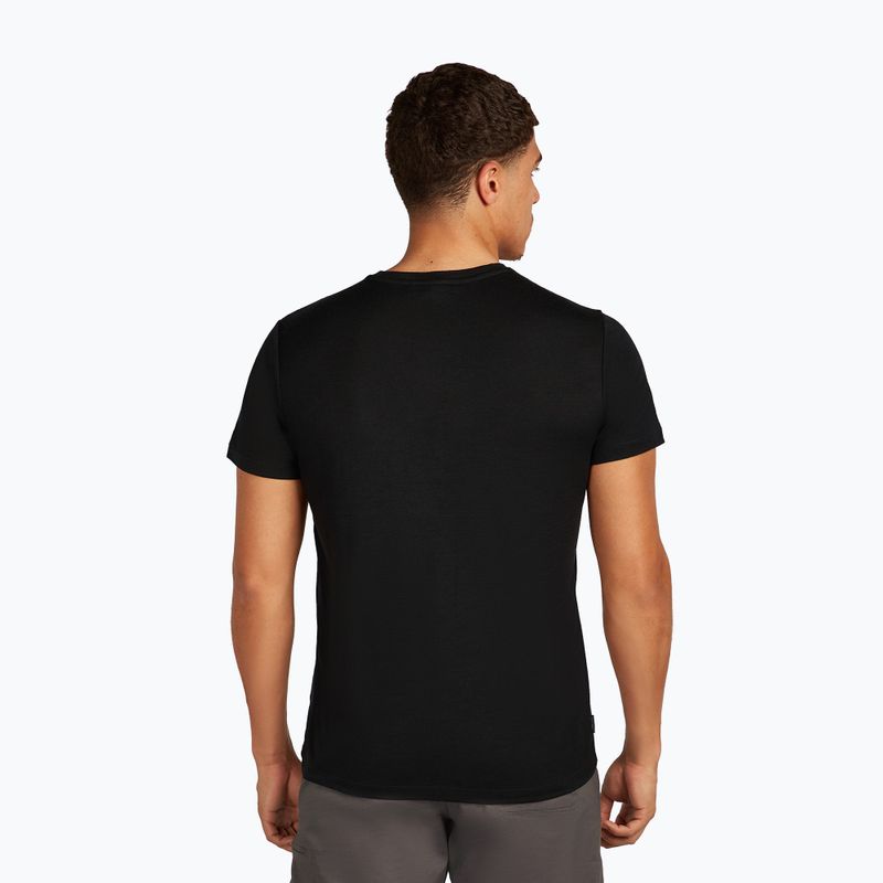 Herren T-Shirt icebreaker Merino 150 Tech Lite Skiing Yeti schwarz 3