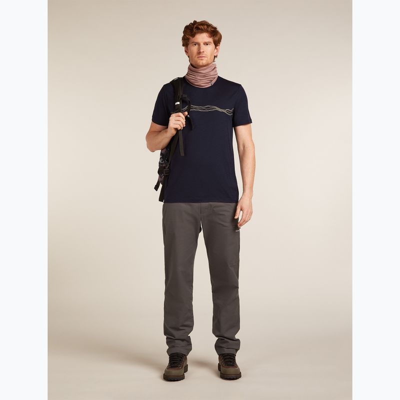 Shirt Herren icebreaker Merino 150 Tech Lite Mountain Pulse midnight navy 7