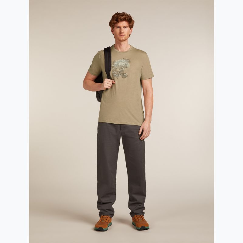 Shirt Herren icebreaker Merino 150 Tech Lite Ruapehu Round flagstone 7