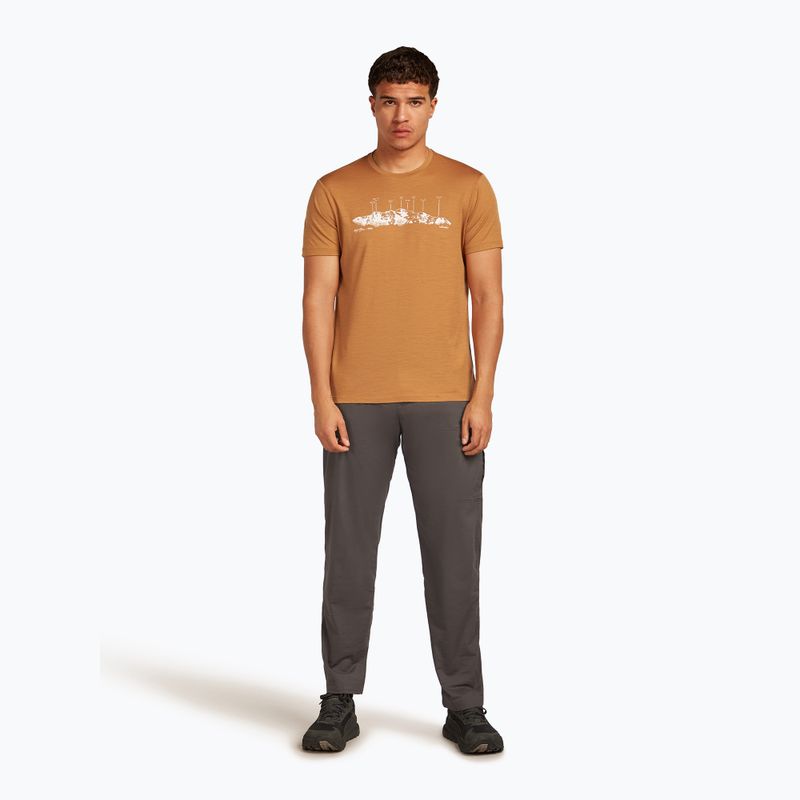 Shirt Herren icebreaker Merino 150 Tech Lite The Peaks trail 2