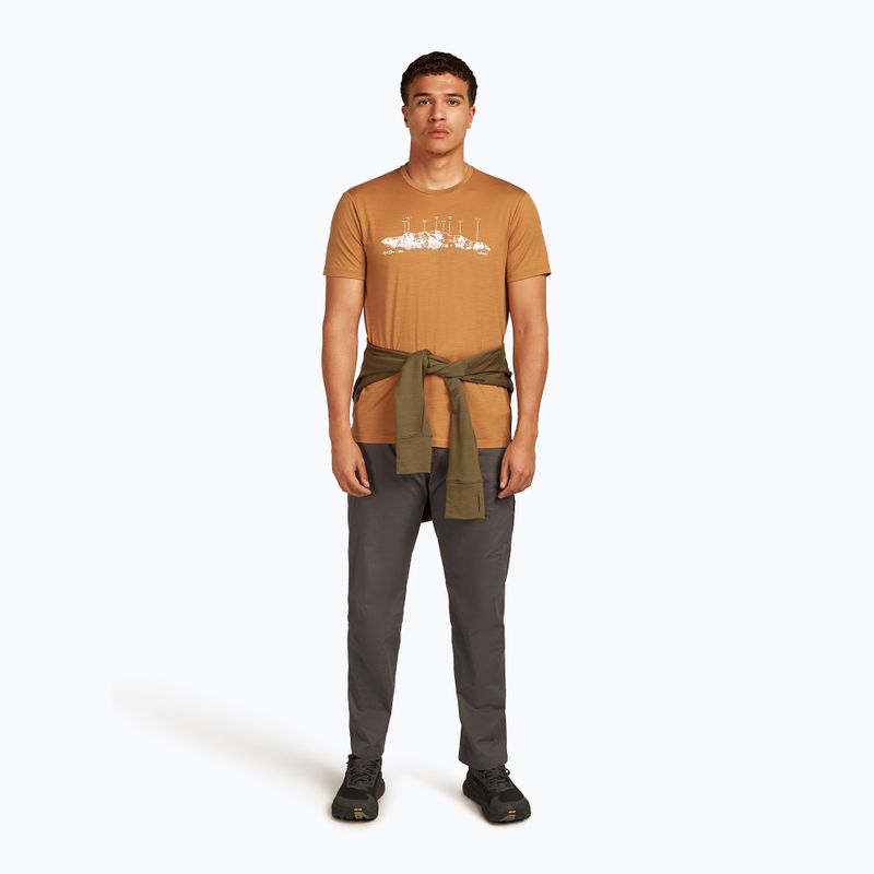 Shirt Herren icebreaker Merino 150 Tech Lite The Peaks trail 4