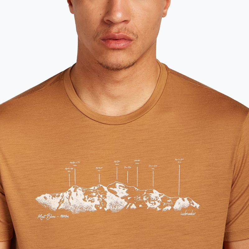 Shirt Herren icebreaker Merino 150 Tech Lite The Peaks trail 5