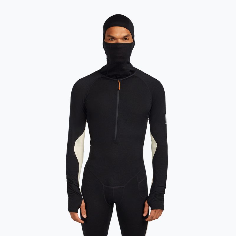 Herren Thermo-Overall Icebreaker Merino 200 Oasis+ schwarz/ungefärbt/cb 2