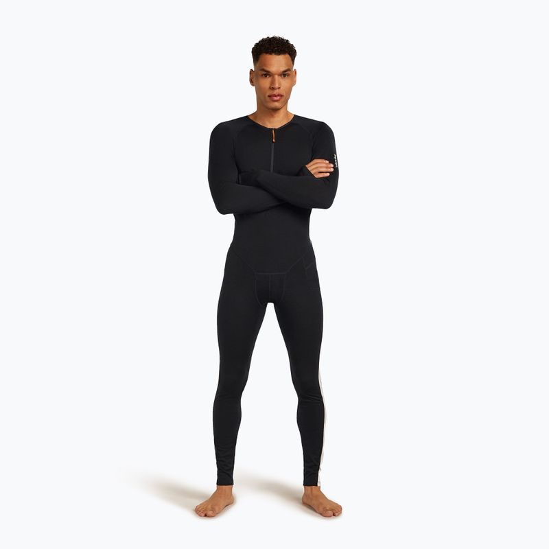 Herren Thermo-Overall Icebreaker Merino 200 Oasis+ schwarz/ungefärbt/cb 5