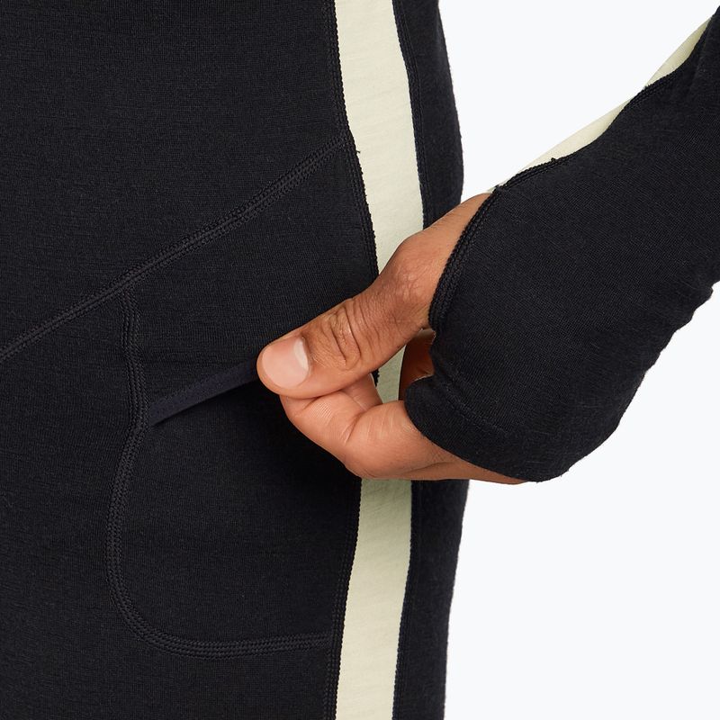 Herren Thermo-Overall Icebreaker Merino 200 Oasis+ schwarz/ungefärbt/cb 9