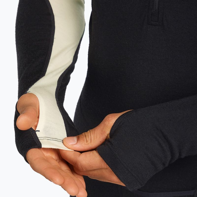 Thermoaktiver Overall Herren icebreaker Merino 200 Oasis+ black/undyed/cb 10