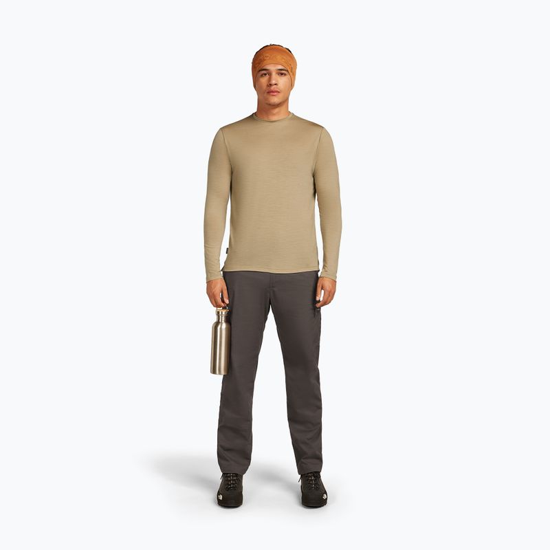 Langarm-Trekkingshirt Herren Icebreaker Merino 125 Cool-Lite Sphere III Tee Flagstone 4
