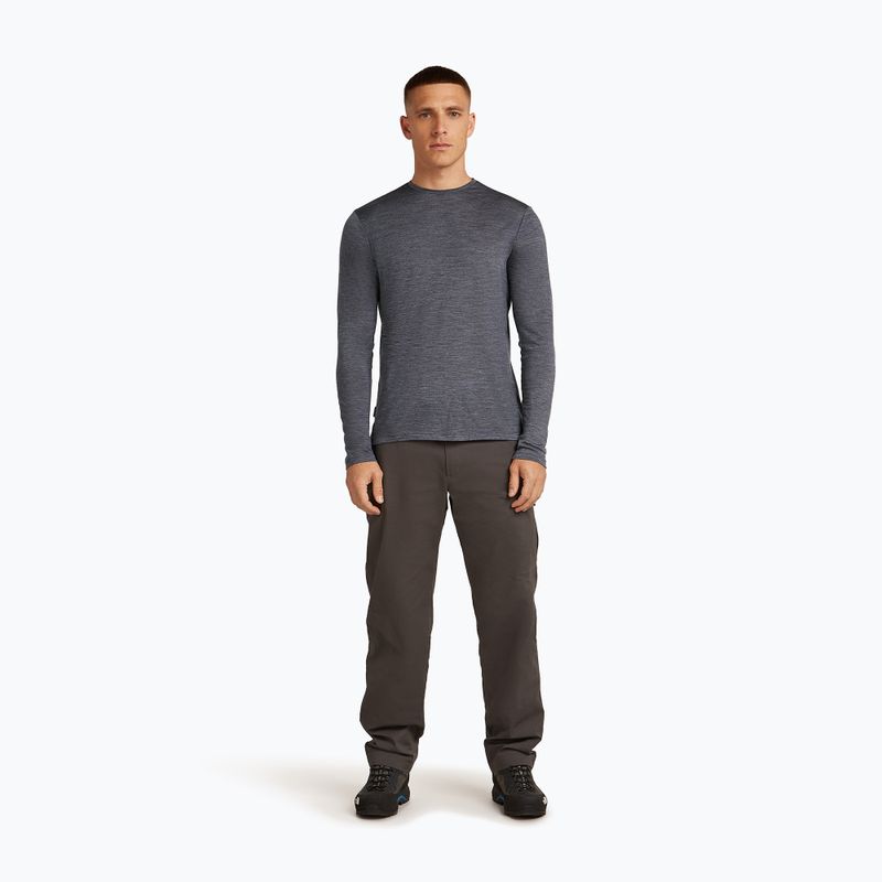 Trekking Longsleeve Herren icebreaker Merino 125 Cool-Lite Sphere III Tee midnight navy heather 2