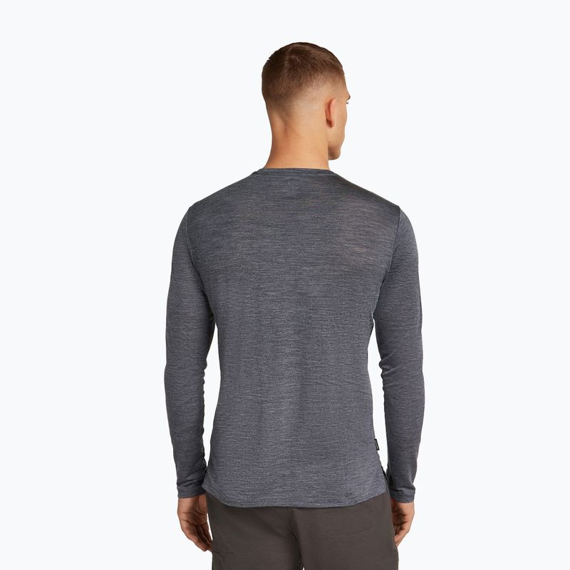 Trekking Longsleeve Herren icebreaker Merino 125 Cool-Lite Sphere III Tee midnight navy heather 3