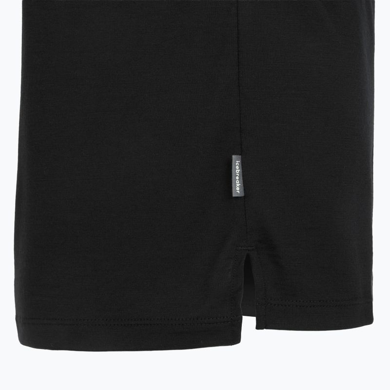 Herren-T-Shirt icebreaker Merino Blend 125 Cool-Lite Sphere Trail schwarz 4