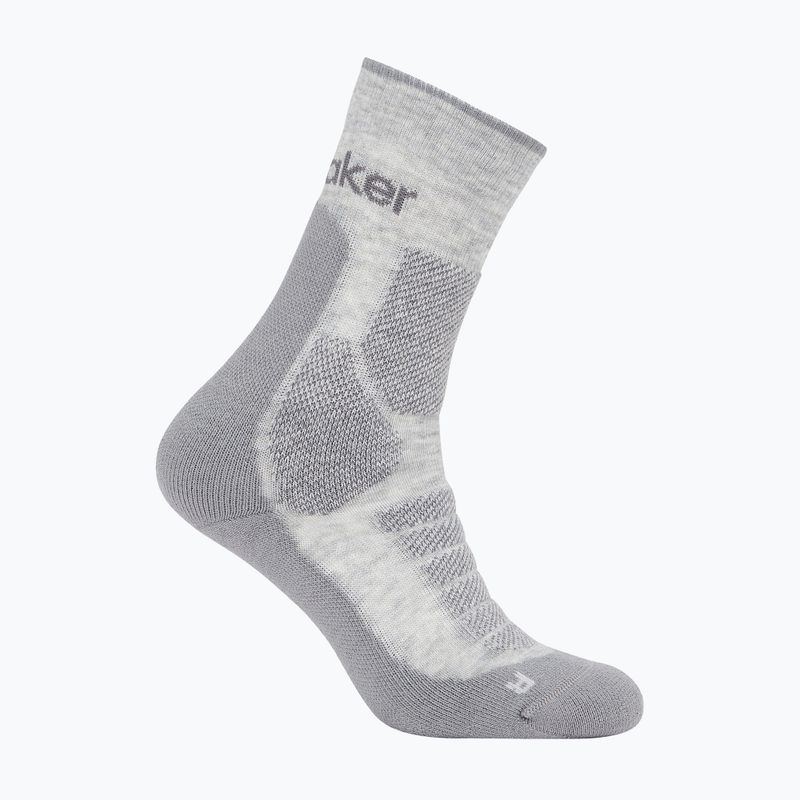 Herren Socken icebreaker Merino Hike+ Heavy Crew blizzard heather/alloy