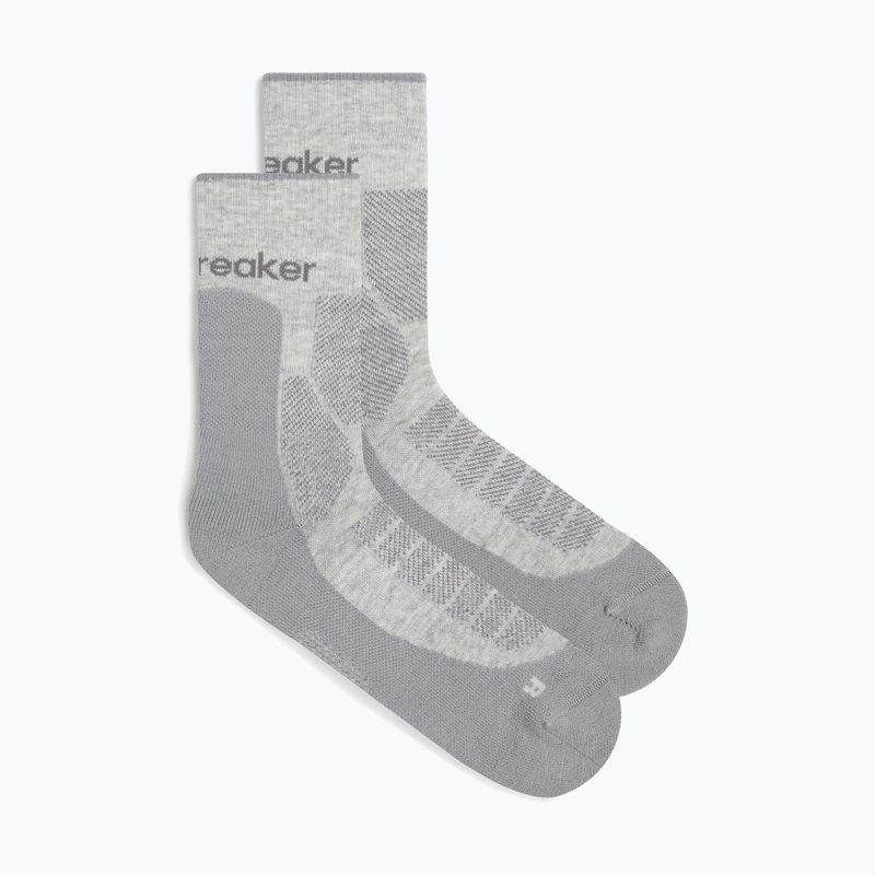 Herren Socken icebreaker Merino Hike+ Heavy Crew blizzard heather/alloy 2