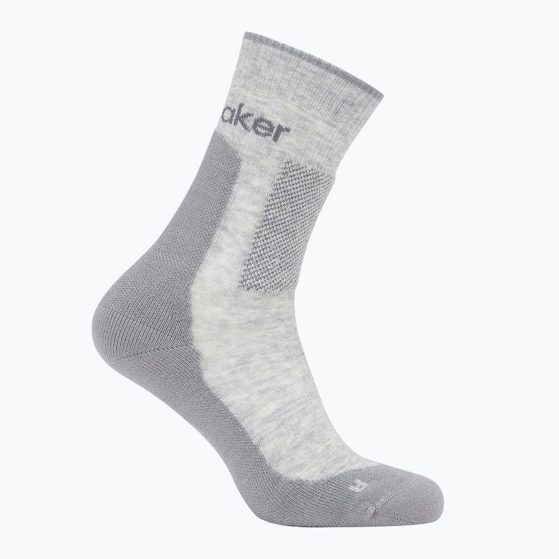Icebreaker Merino Hike+ Medium Crew Socken für Herren blizzard heather/alloy