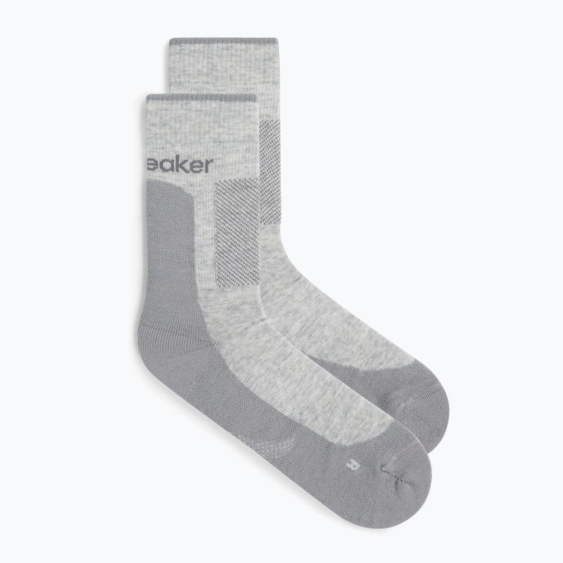 Icebreaker Merino Hike+ Medium Crew Socken für Herren blizzard heather/alloy 2