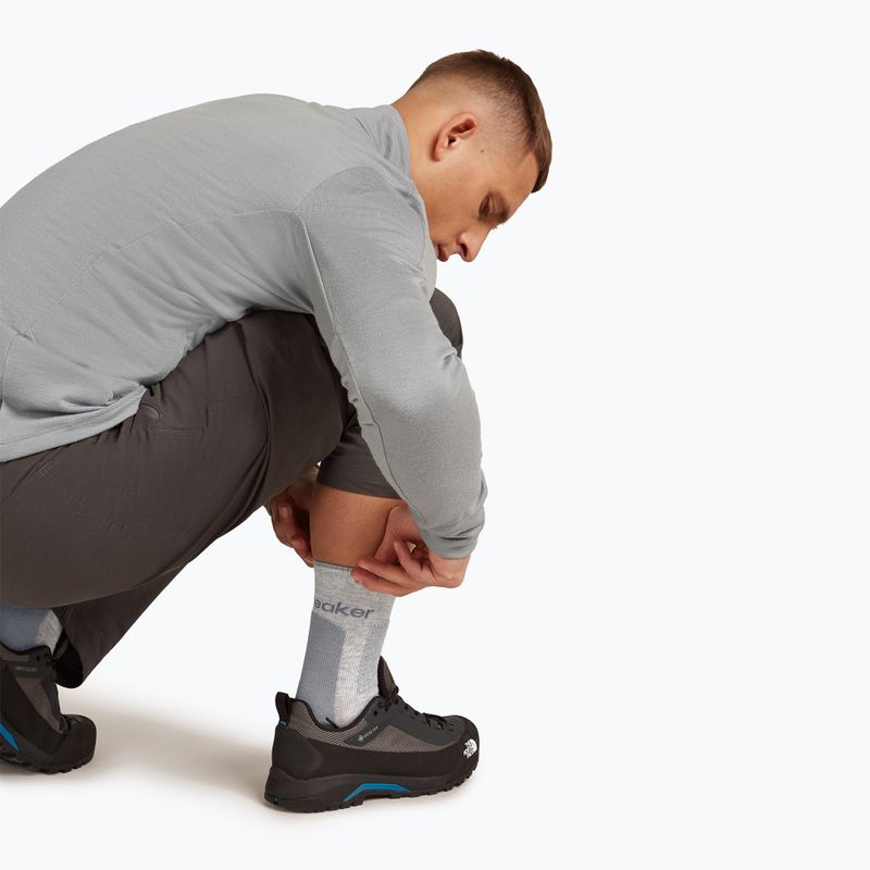 Socken Herren icebreaker Merino Hike+ Medium Crew blizzard heather/alloy 5