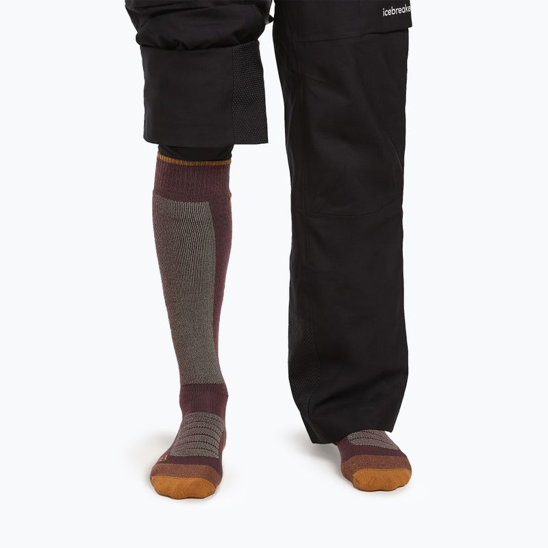 Skisocken Herren Icebreaker Merino Ski+ Medium OTC java/trail/seaglass 3