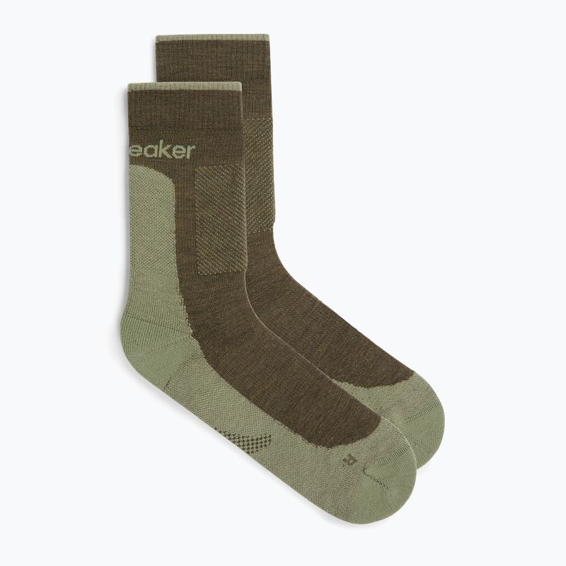 Socken Herren icebreaker Merino Hike+ Medium Crew loden/lichen 2