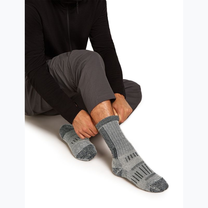 Socken Herren icebreaker Merino Hike+ Mountaineer Mid Calf jet heather/black 4